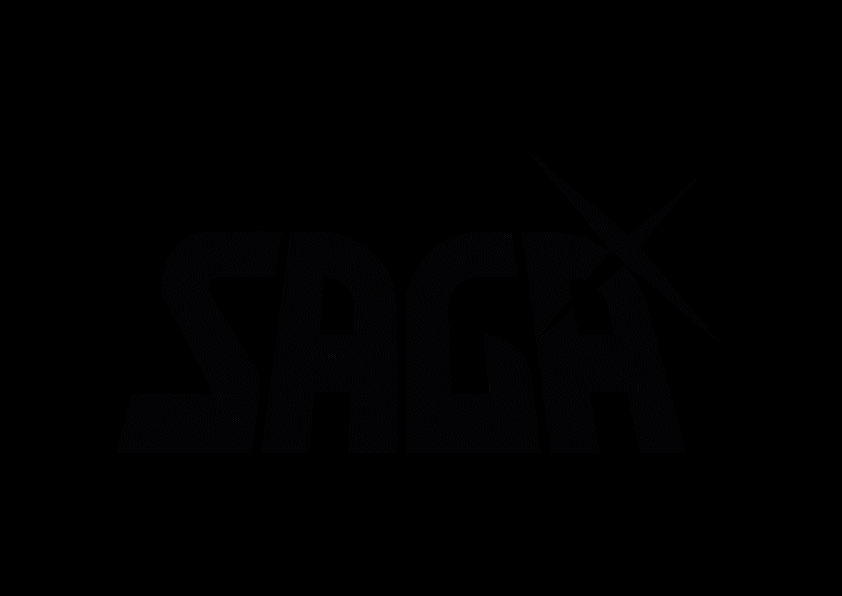 Logo animé de SAGA STAR (SAGA*) section des 14 à 25 ans de la Société Astronomique de Genève